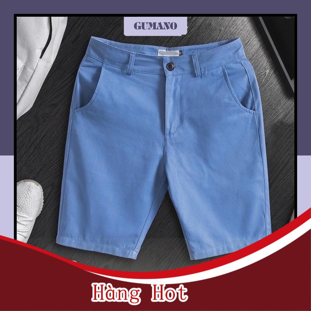 Quần Ngố Nam Quần Kaki Nam Mềm Mịn GUMANO 6 Màu Trẻ Trung Phong Cách Hàn Quốc
