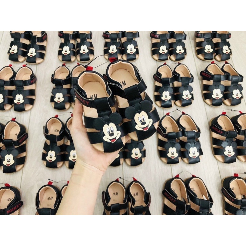 Sandal rọ hm mickey - minnie - tiger cho bé trai bé gái chiều dài chân từ 10-15cm