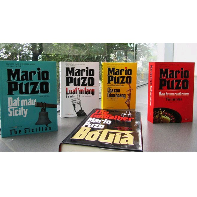 Sách - Tuyển Tập Mario Puzo (Trọn Bộ 5 Quyển) Tặng Sổ Tay
