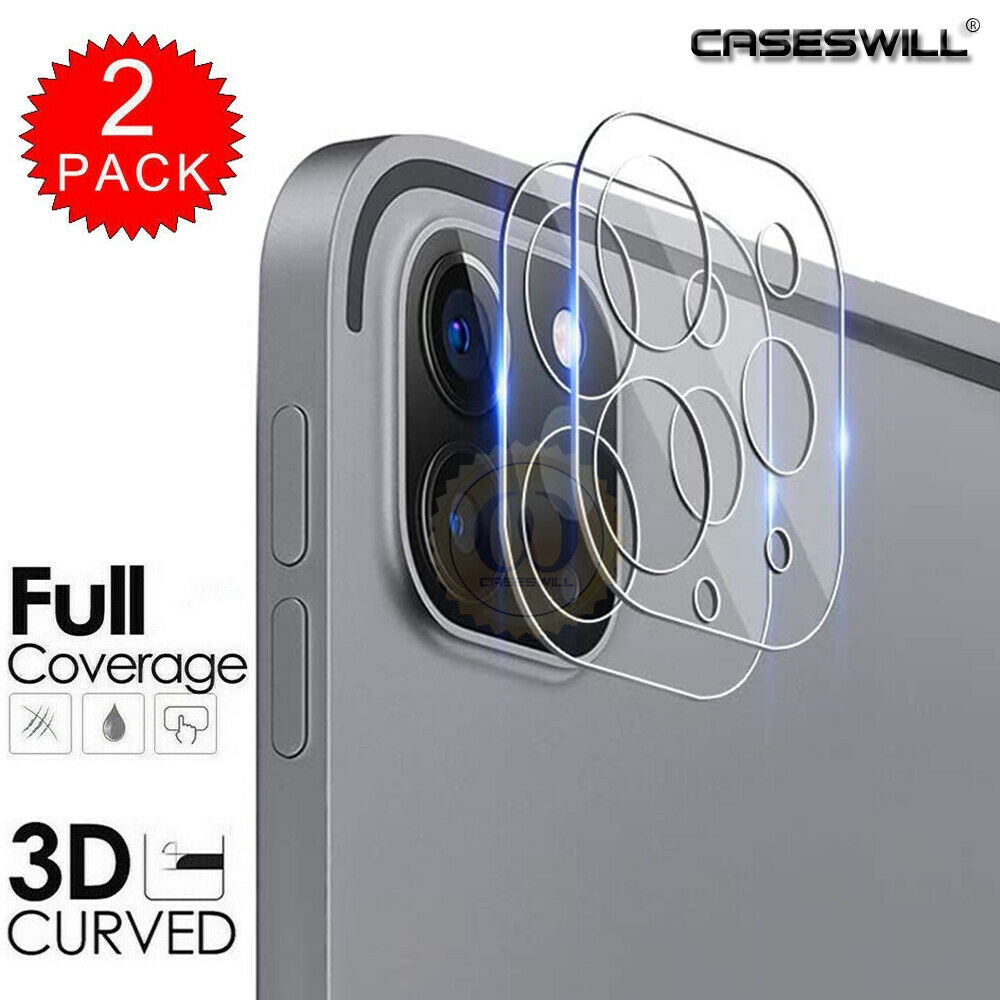 Set 2 Kính Cường Lực Bảo Vệ Camera Sau Cho Apple Ipad Pro 11 12.9 (2020) 3d Hd