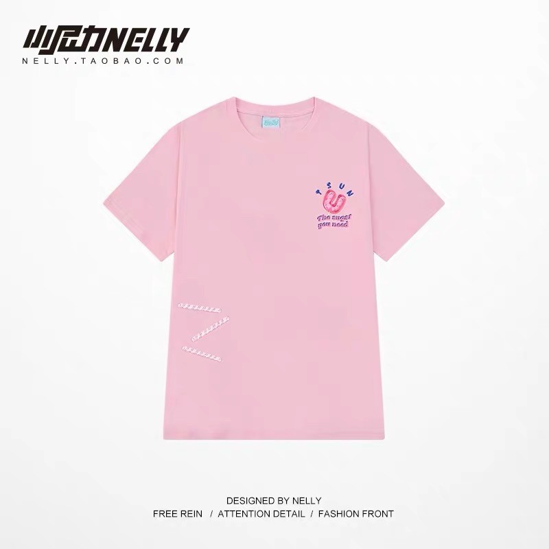 Áo phông chính hang Nelly heybig màu pink cực đẹp 💓 | BigBuy360 - bigbuy360.vn