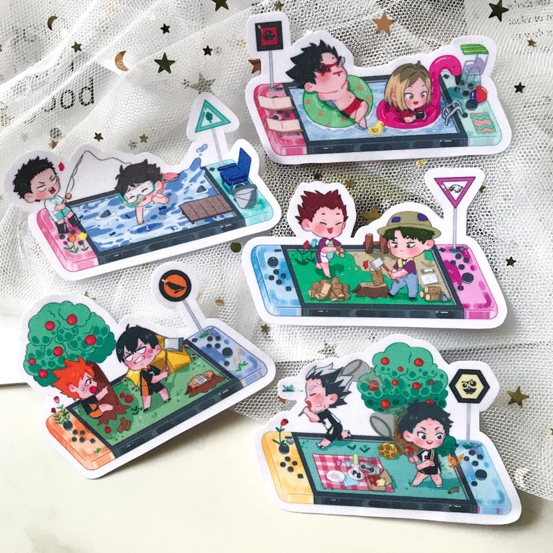 [FULLSET] Sticker nhũ HAIKYUU (Everlasting Summer ver.)