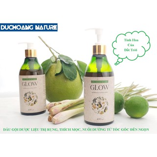Dầu gội dược liệu GLOW 400ml - Tinh hoa từ đất trời