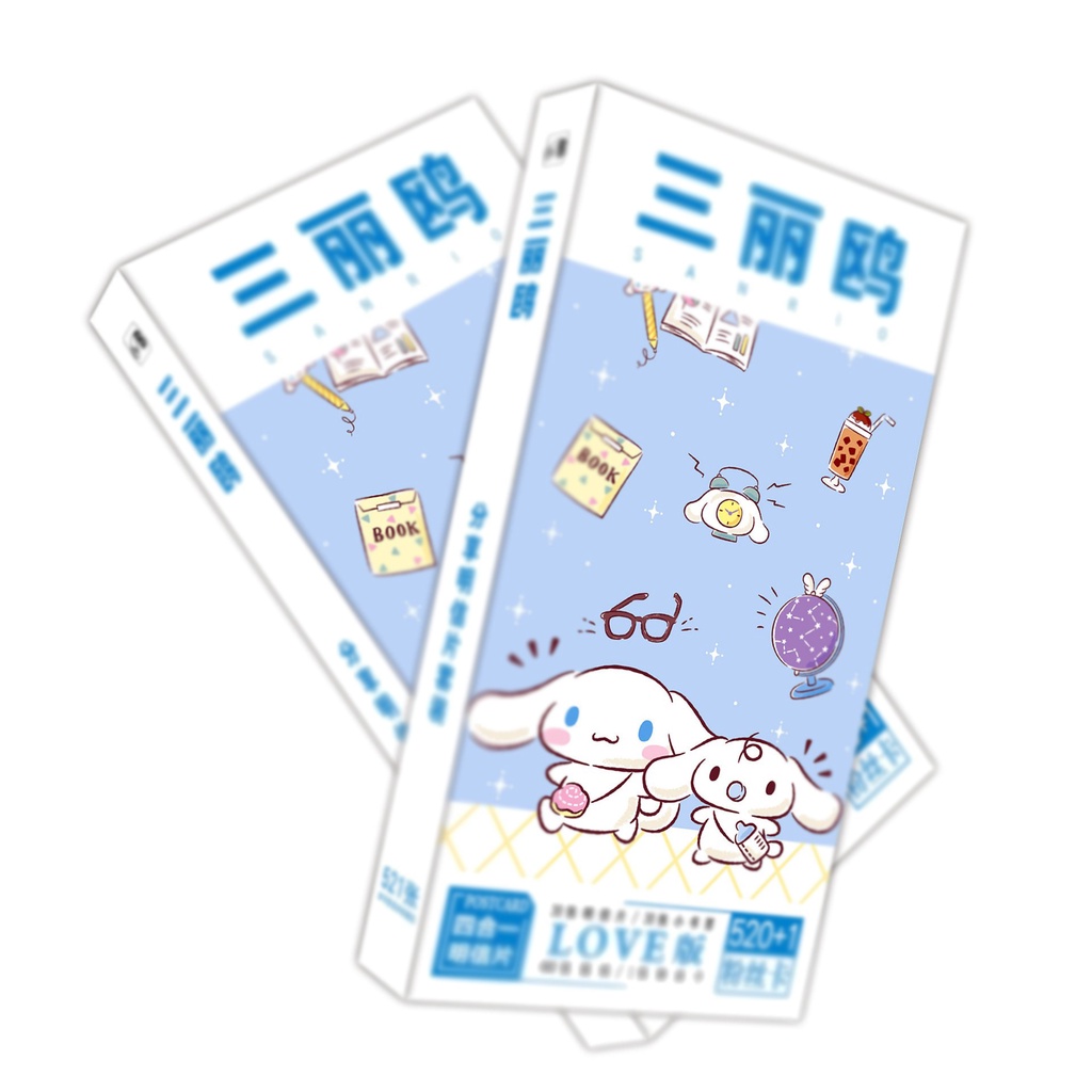 Hộp ảnh postcard in hình CHAINSAW-MAN anime THỢ SĂN QUỶ chibi kèm sticker xinh xắn bưu thiếp