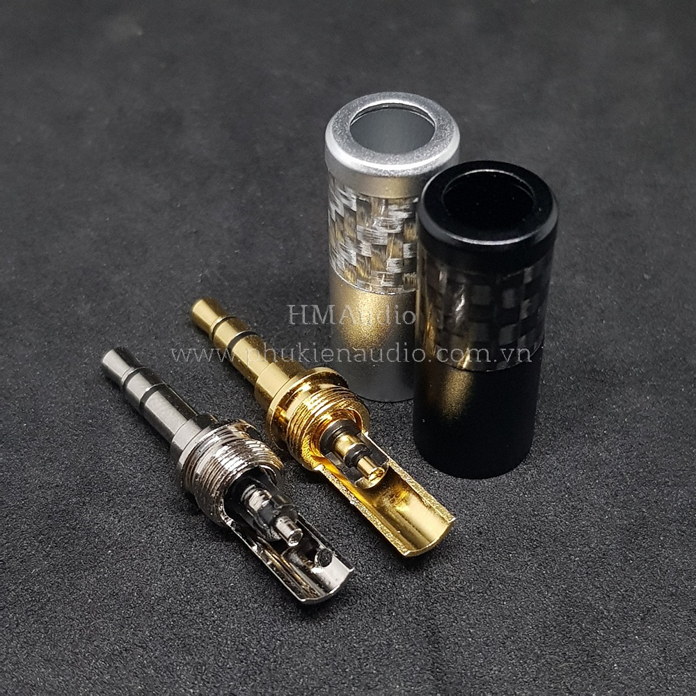 Giắc cắm tai nghe 3.5mm sợi Cacbon