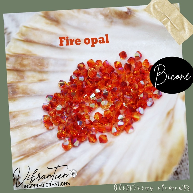 Combo 50/100 viên pha lê Swarovski nón 3/4/6ly