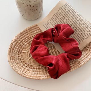 Dây buộc tóc, dây cột tóc vải lụa bóng thời trang dành cho nữ