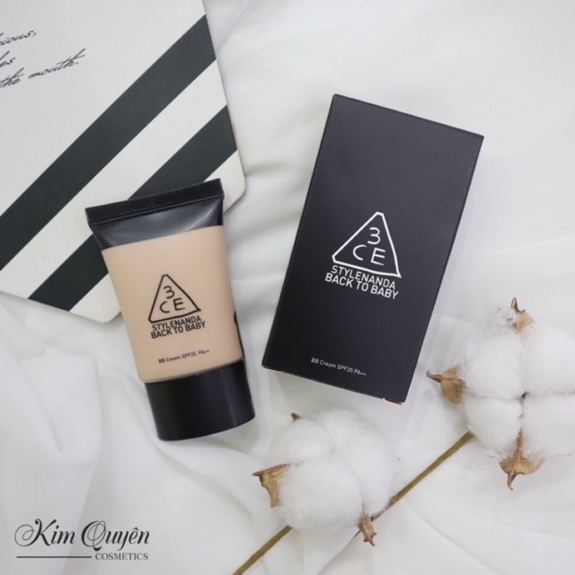 KEM NỀN 3CE BACK TO BABY BB CREAM 30ML