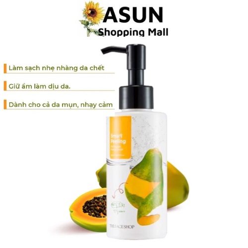 Kem Tẩy Tế Bào Da Chết Đu Đủ Dịu Nhẹ, Dưỡng Ẩm Smart Peeling Papaya 150ml