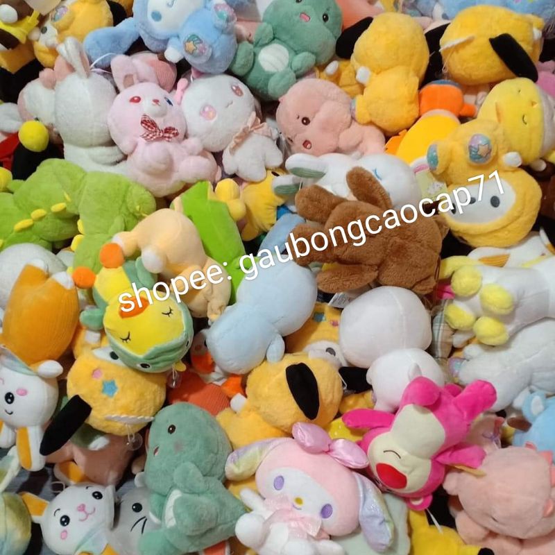Gấu bông, Thú nhồi bông 20cm giá sỉ giao ngẫu nhiên, số lượng 1con