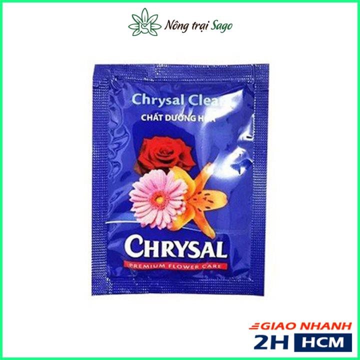 Dưỡng Hoa Lâu Tàn Chrysal - Giúp Hoa Cắm Bình Tươi Lâu Hơn (gói 5 gram)