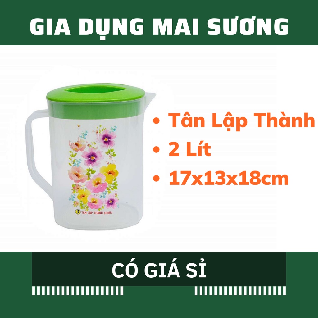 [Giá Sỉ] Ca Bình Đựng nước 2 lít để bàn Tân Lập Thành