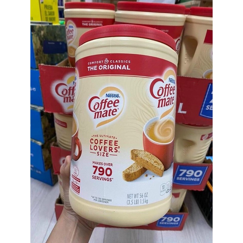BỘT KEM PHA CÀ PHÊ NESTLE COFFEE MATE ORIGINAL 1.5KG NHẬP MỸ