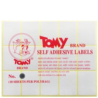 Giấy nhãn dán decal Tomy A5