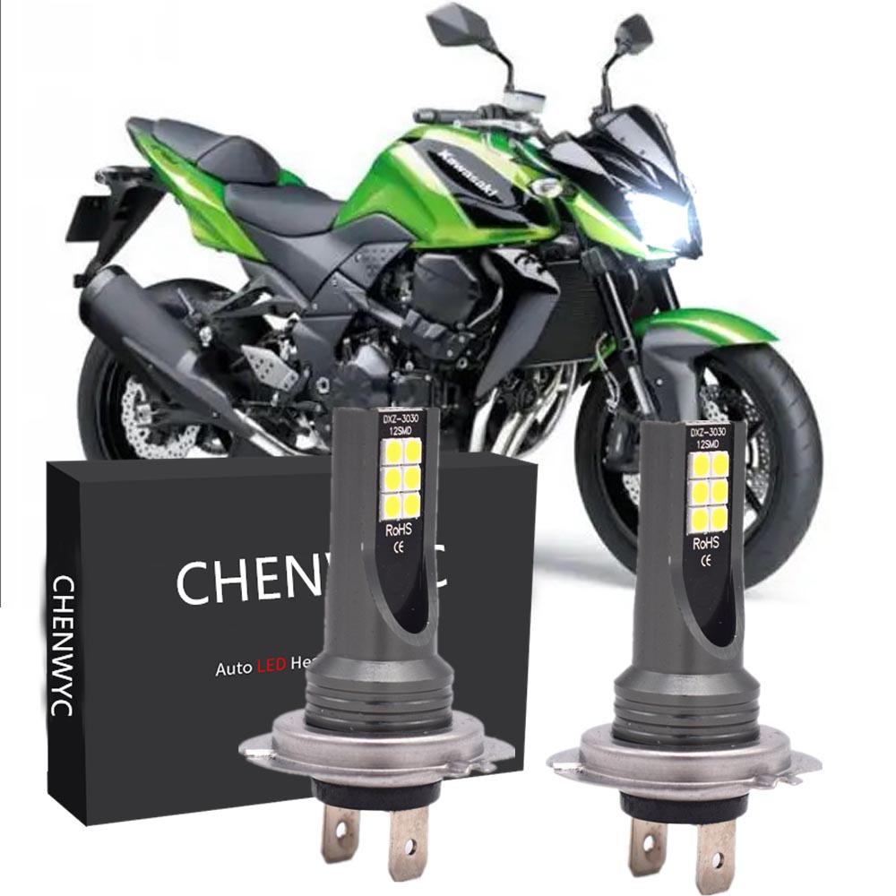 Bóng Đèn Pha Xe Máy H7 Xenon Trắng 6000k Cho Kawasaki Kawasaki Z750 Z800 Z900 H7