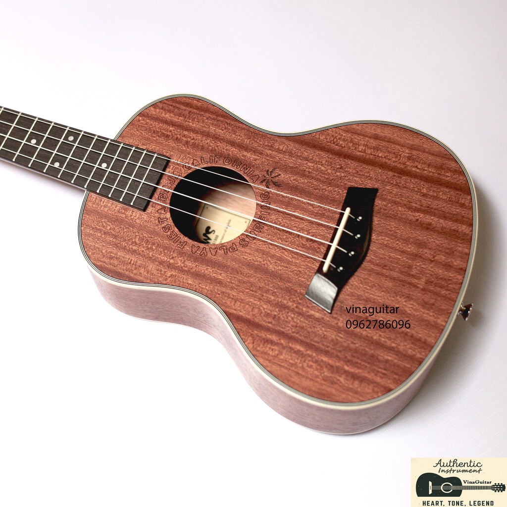 Đàn Ukulele Bws concert/tenor Full gỗ MG-3C MGV Chữ