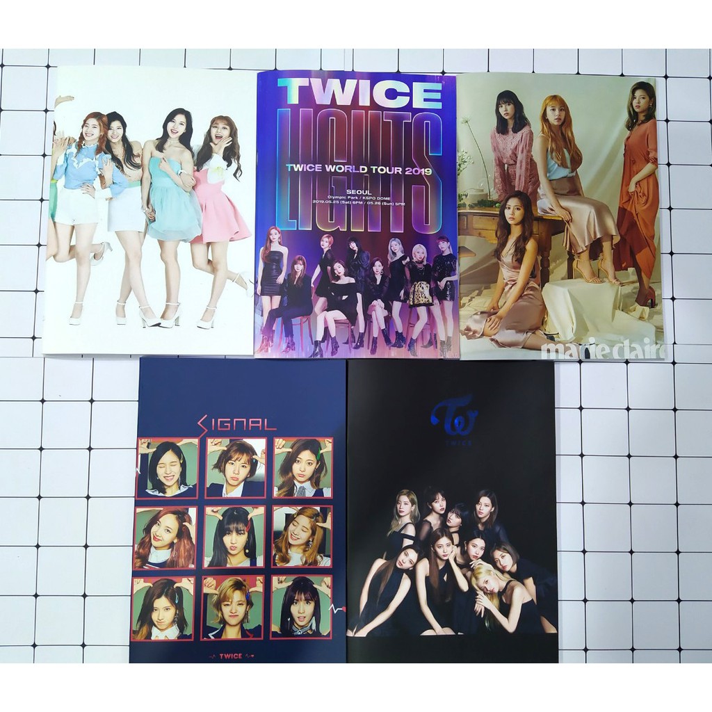 Vở nhóm nhạc TWICE kẻ ngang S7VI15 vở idol Kpop 25x17cm 80 trang giấy đẹp