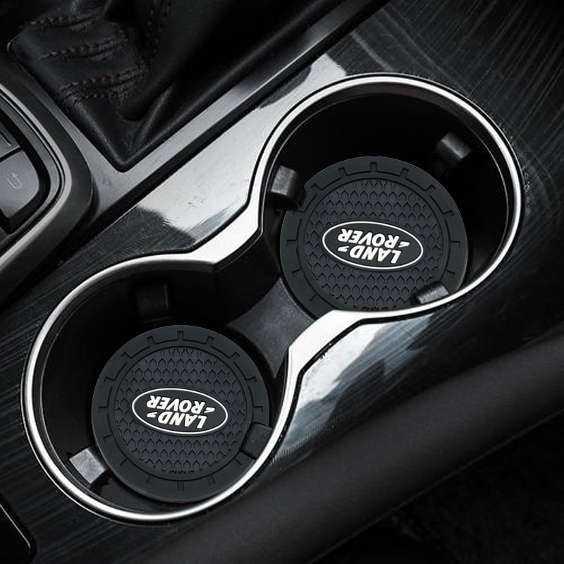 Tấm lót ly bằng PVC chống trượt in họa tiết sợi Carbon cho Land Rover Evoque Discovery 4 5 Range Rover | BigBuy360 - bigbuy360.vn