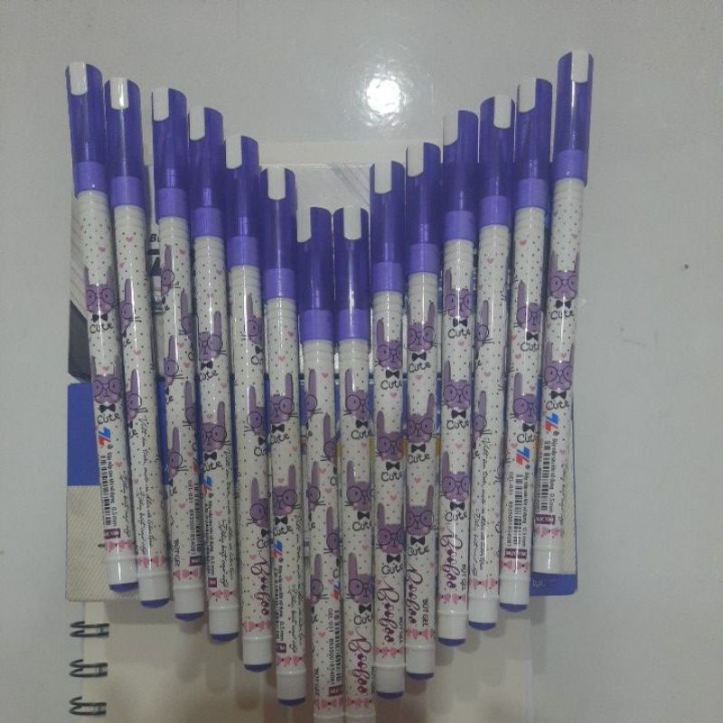 Bút gel tím 031