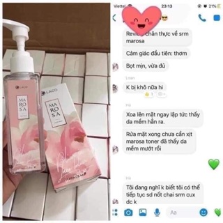 SỮA RỬA MẶT🍀MAROSA🍀LACO🍀5ml