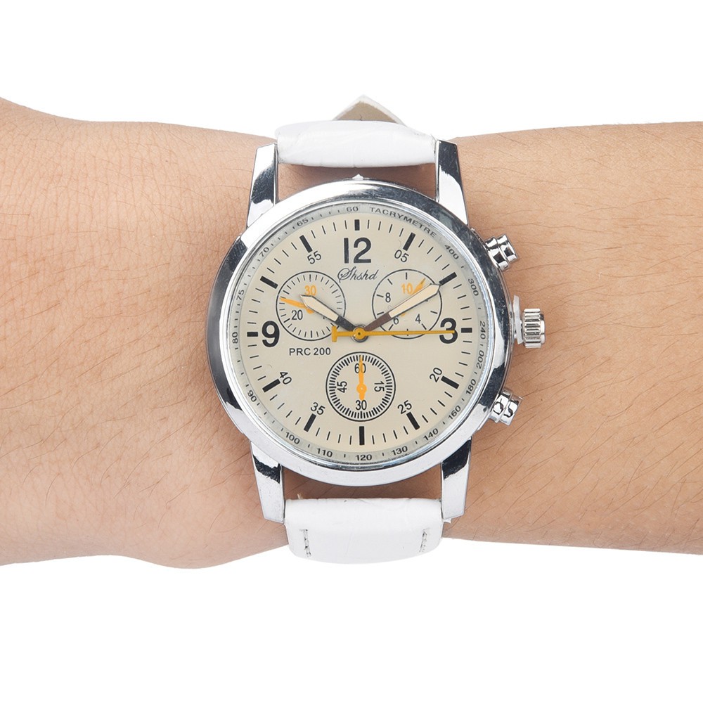 Đồng hồ thạch anh mặt số La Mã dây da sang trọng | BigBuy360 - bigbuy360.vn