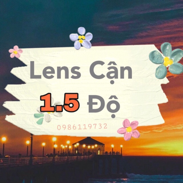 Lens Cận ( 1.5 Độ - Giãn to ) + Tặng khay gương dụng cụ