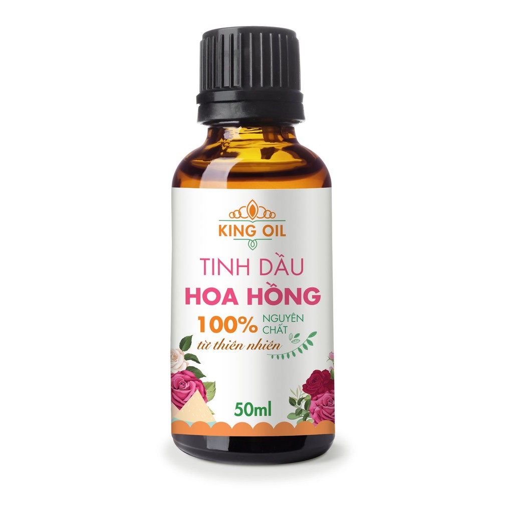 Tinh dầu hoa hồng KingOil nguyên chất từ thiên nhiên