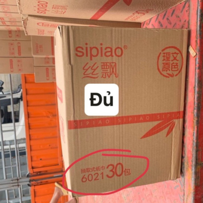 [FREESHIP❤️] Giấy Ăn Gấu Trúc - Chính Hiệu SIPIAO Thùng 30 Gói Giấy Đẹp,Dai