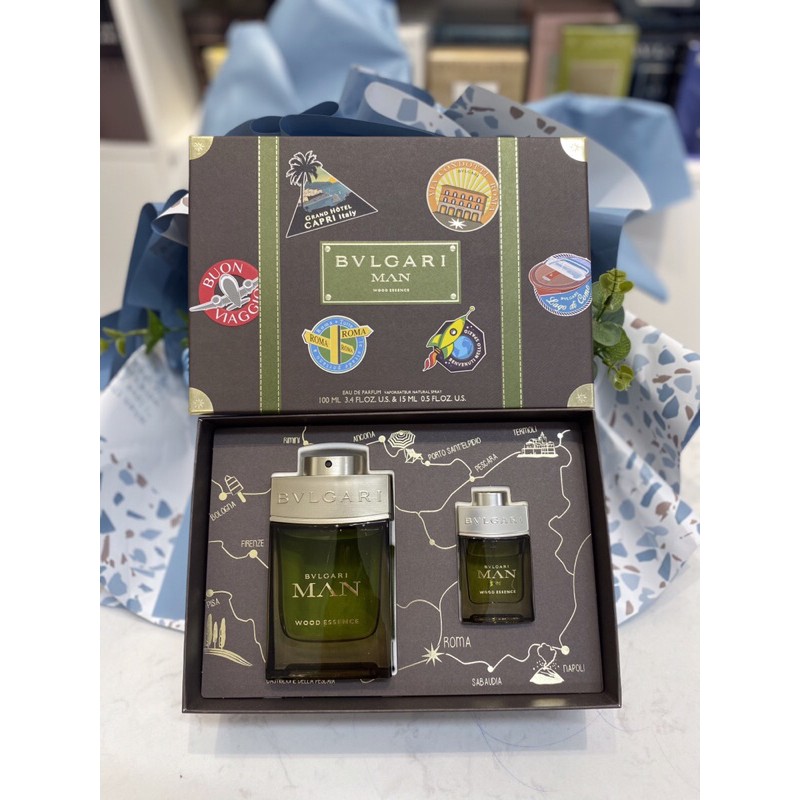 Set nước hoa Bvlgari Wood Essence EDP 100ml + 15ml