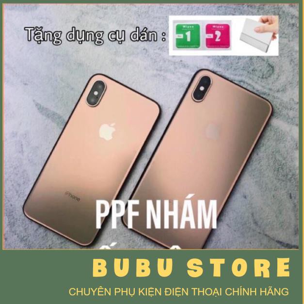 Dán Dẻo PPF Nhám Full Viền Chống Vân Tay - Vỡ Kính - Mẻ Viền Iphone 7/8/X/XR/XsMax  - BUBU