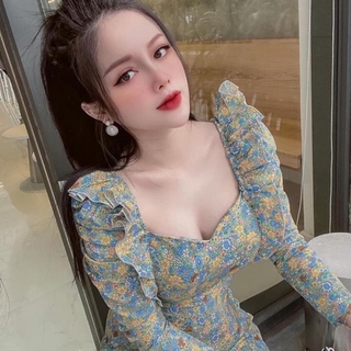 Đầm Hoa Tay Bèo Bigsize