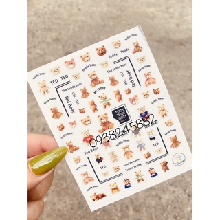 Sticker Gấu Nâu DD-133 { Rẻ vô địch }