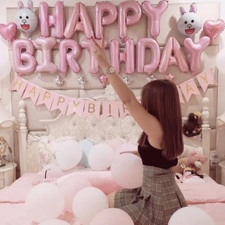 [Rẻ Vô Địch] Set Trang Trí Sinh Nhật Tone Hồng MS002