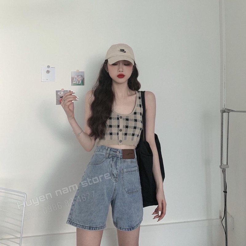 Quần bò ngố túi lệch _kèm ảnh thật 9015