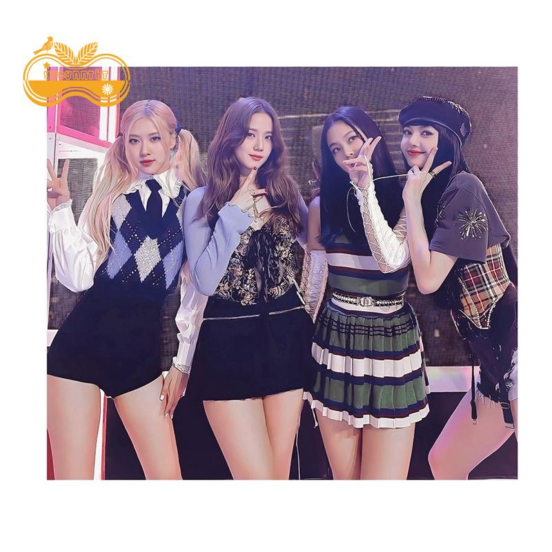 Bộ Tranh Đính Đá Tự Làm Hình Nhóm Nhạc BLACKPINK