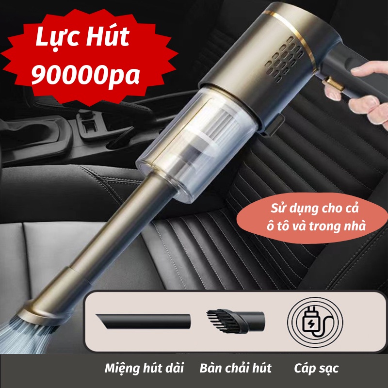Máy Hút Bụi Máy Hút Bụi Cầm Tay Mini Dễ Dàng Sử Dụng Làm Sạch Mọi Nơi KHO GIA DỤNG TRẦN PHÚ