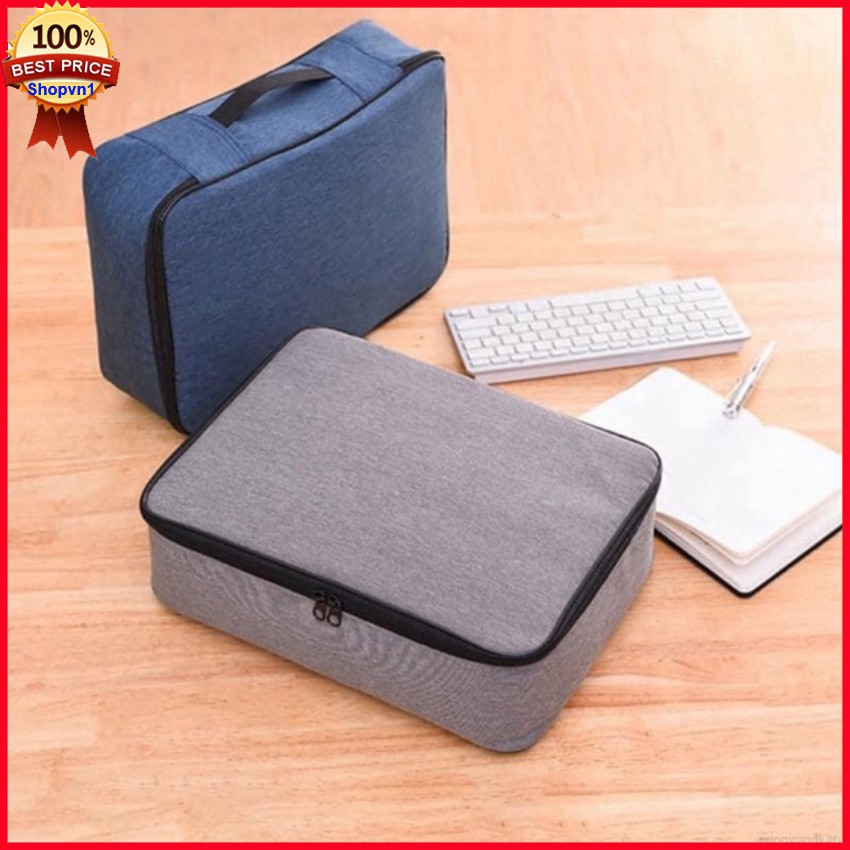 Túi đựng tài liệu có quai xách thích hợp để giấy tờ, tài liệu tuy thân thiết kế hình cặp xách | BigBuy360 - bigbuy360.vn