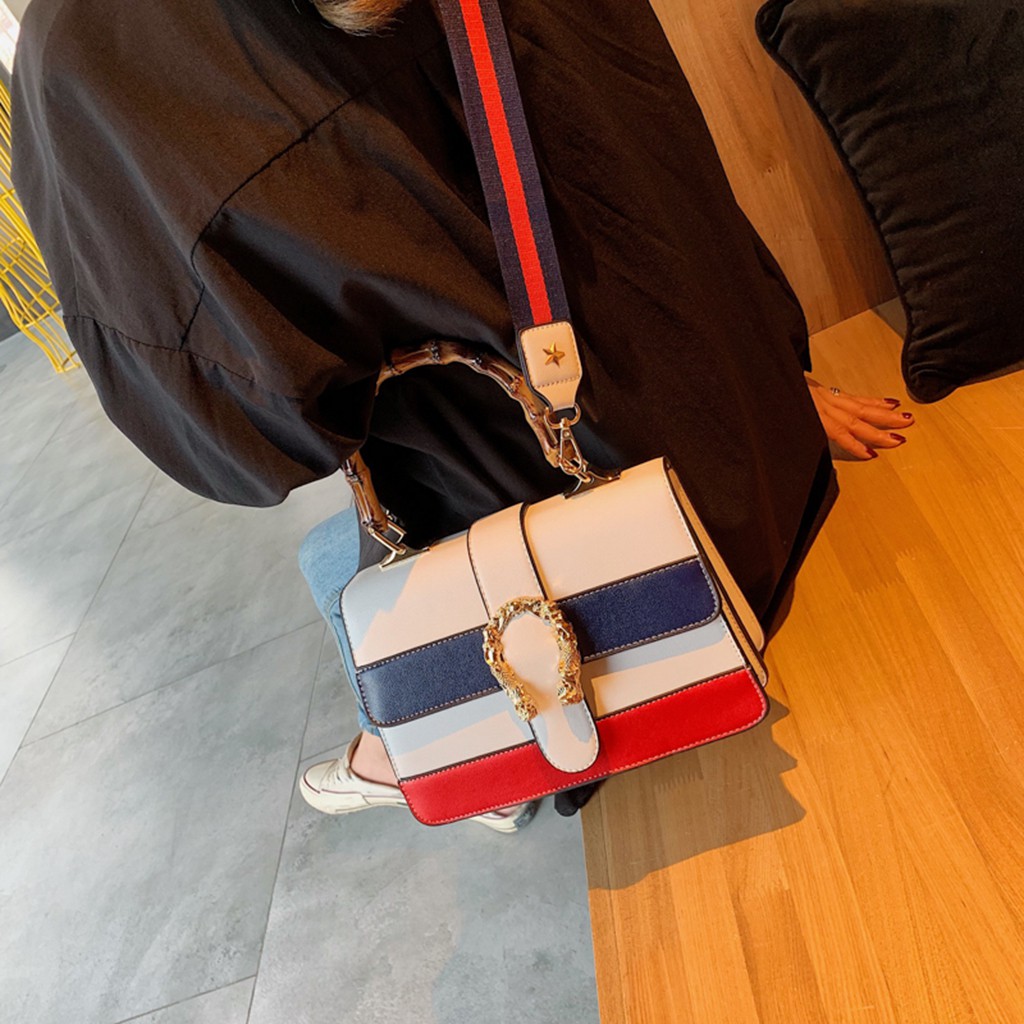 Giỏ xách nữ đeo chéo bản to hàng quảng châu cao cấp - lupine