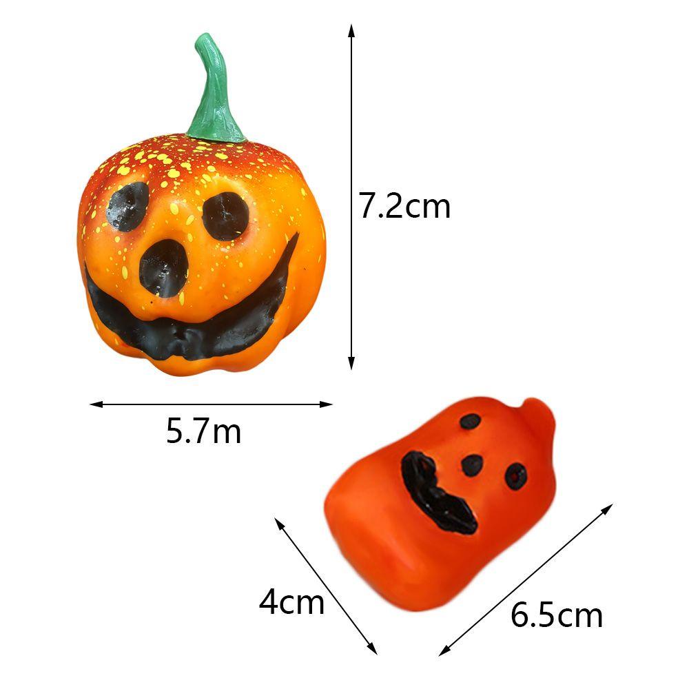 YOLA Set 6 Quả Bí Ngô Giả Trang Trí Halloween