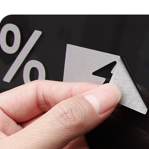 Tem decal hình vạch sóng wifi 100% - Decal phản quang trang trí xe hơi