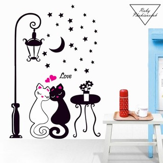 Decal Dán Tường Mèo Love- DC2