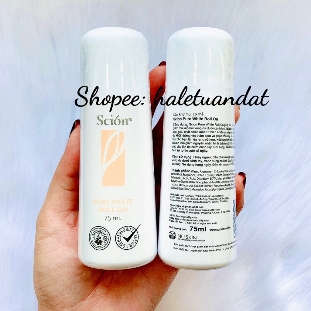 Lăn Khử Mùi Scion + Lăn Khử Mùi 48H Lành Tính Zelenaya Anteka 50ml Nga