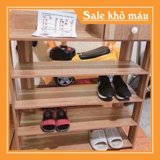 KỆ GỖ ĐỂ GIÀY 5 TẦNG CỰC CHẮC CHẮN ( TỔNG KHO GIA DỤNG GIÁ GỐC )