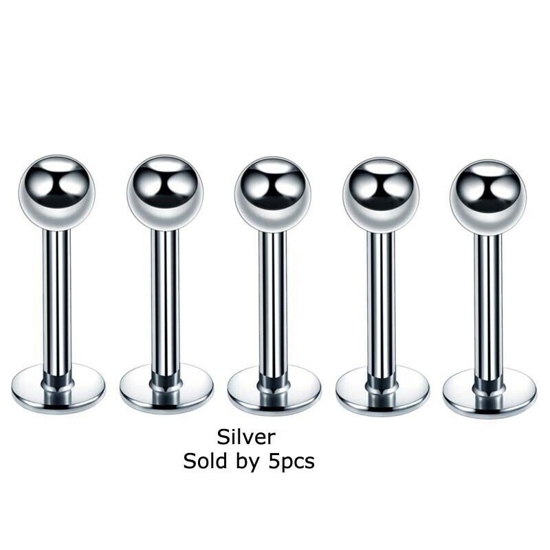 Bộ 5 khuyên xỏ trên cơ thể 16g 3mm