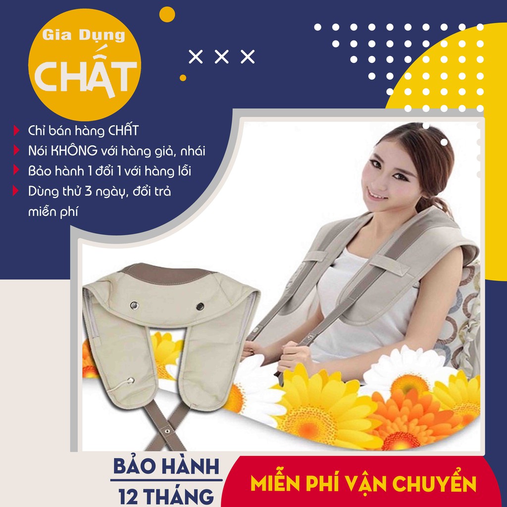 Đai massage đấm lưng-vai-cổ-gáy toàn thân siêu tiện lợi_ Bảo hành 12 tháng