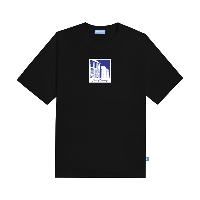 Áo thun 7millions Polaroid - Màu đen - Unisex - Oversize