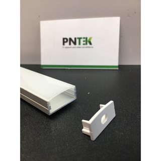 Thanh nhôm nổi định hình (máng nhôm) PN617 gắn đèn LED 1 mét (chưa bao gồm led)