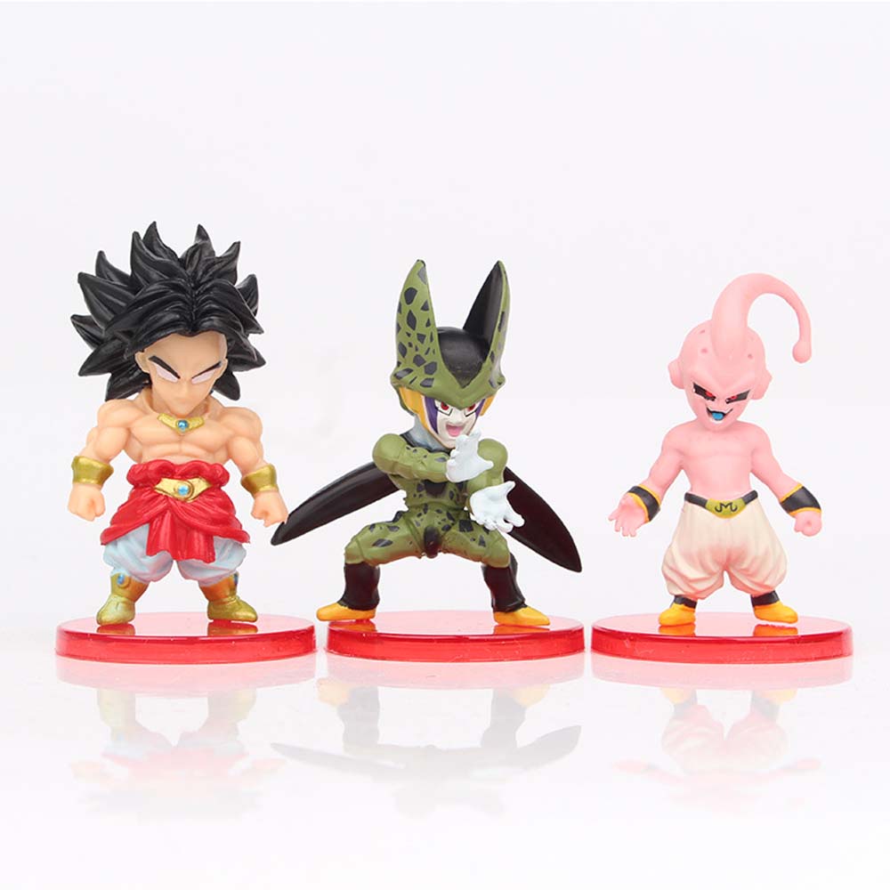 Set 21 Mô Hình Nhân Vật Phim Dragon Ball Bằng Pvc