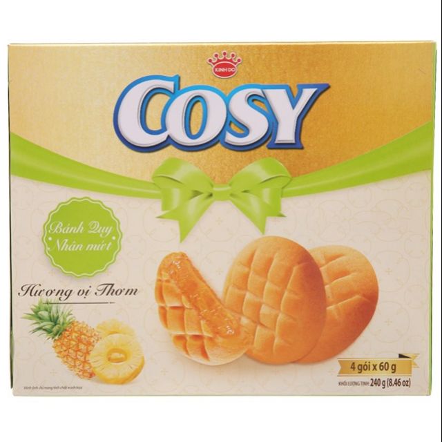 Bánh quy ngọt Cosy nhân mứt thơm 240g