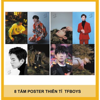 POSTER TFBOYS - 8 TẤM KHỔ A3